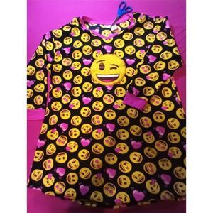 Emoji brand Ladies Velour Night Shirt - Size: Large (0644)